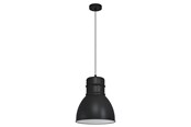 Lampen - EGLO EBURY Hängeleuchte, schwarz, weiss - 43621