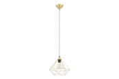 Lampen - EGLO TARBES Hängeleuchte, messing-gebürstet - 43679