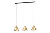 Lampen - EGLO NARICES Hängeleuchte, messing-gebürstet, gold - 99592