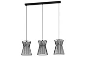 Lampen - EGLO MASETA Hängeleuchte, schwarz-transparent - 99634