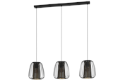 Lampen - EGLO CURASAO Hängeleuchte, schwarz, gold - 99662