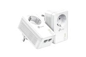 Homeplugs - TP-Link TL-PA7027P KIT AV1000 2-Port Gigabit Passthrough Powerline Starter Kit Homeplugs - TL-PA7027P KIT