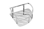 Badezimmerzubehör - Pressalit corner shelf polished stainless steel - Q10420