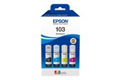 Druckerzubehör - Tinte & Toner - Epson 103 / C13T00S64A 4-Pack (Black / Yellow / Cyan / Magenta) Ink - C13T00S64A