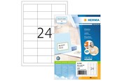 Papier, Fotopapier und Etiketten - HERMA PREMIUM Etiketten A4, 64,6 x 33,8 mm, weiß, permanent haftend - 4262
