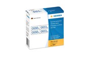 Einrichtung - HERMA Nummernetiketten 0-999, doppelt, blau/schwarz, selbstklebend 10 x 22 mm - 4887