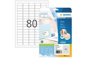 Papier, Fotopapier und Etiketten - HERMA PREMIUM Etiketten A4, 35,6 x 16,9 mm, weiß, permanent haftend - 4336