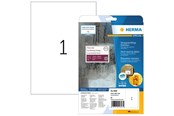 Papier, Fotopapier und Etiketten - HERMA Wetterfeste Folienetiketten A4, 210 x 297 mm, weiß, extrem stark haftend - 4698