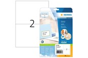 Papier, Fotopapier und Etiketten - HERMA PREMIUM Etiketten A4, 210 x 148 mm, weiß, permanent haftend - 5064