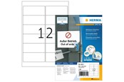 Papier, Fotopapier und Etiketten - HERMA Ablösbare Adressetiketten A4, 99,1 x 42,3 mm, weiß - 10311