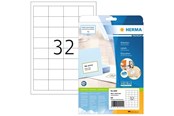 Papier, Fotopapier und Etiketten - HERMA PREMIUM Etiketten A4, 48,3 x 33,8 mm, weiß, permanent haftend - 4200