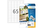 Papier, Fotopapier und Etiketten - HERMA Power-Etiketten A4, 38,1 x 21,2 mm, weiß, extrem stark haftend, aus Papier - 10913