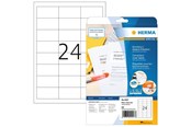 Papier, Fotopapier und Etiketten - HERMA Korrektur-/Abdecketiketten A4, 64,6 x 33,8 mm, weiß, blickdicht, permanent haftend - 4227