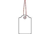 Papier, Fotopapier und Etiketten - HERMA Strung marking tags - name badge labels - 1000 label(s) - 15 x 24 mm - 6902