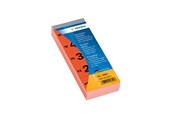 Einrichtung - HERMA Nummernblock 1-500, rot, selbstklebend, 28 x 56 mm - 4892