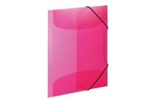 Mappen und Clipboards - HERMA 3-flap folder - for A3 - translucent pink - 19517