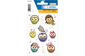 Hobby-Zubehör - HERMA Stickers cute owls Transpuffy - 15399