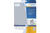 Papier, Fotopapier und Etiketten - HERMA Rating plate labels silver A4 210 x 297 mm extremely strong adhesion weatherproof tearproof - 4593