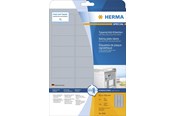 Papier, Fotopapier und Etiketten - HERMA Rating plate labels silver A4 63.5 x 29.6 mm extremely strong adhesion weatherproof tearproof - 4592
