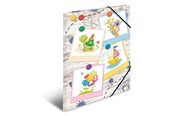 Mappen und Clipboards - HERMA Elasticated folder A3 Cardboard Sandbox Friends - 19796