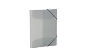 Mappen und Clipboards - HERMA Elasticated folder A4 PP translucent grey - 19582