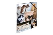 Mappen und Clipboards - HERMA 3-flap folder - for A4 - dogs - 19211