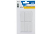 Schreibtischzubehör - HERMA Protectiv feltpads white 15 x 45 mm - 15186