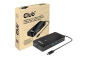 Dockingstationen - Club 3D CSV-1595 - docking station - USB-C 3.2 Gen 1 - 2 x HDMI - GigE - CSV-1595