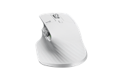 Maus - Logitech MX Master 3S Performance Wireless Mouse - Pale Grey - Ergonomische Maus (Weiß) - 910-006560