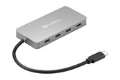 USB-Hubs - Sandberg USB-C to 4 x USB-C Hub USB-Hubs - USB 3.1 - 4 - Grau - 136-41