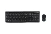 Tastaturen - Logitech MK270 Wireless Combo - keyboard and mouse set - US International / Dutch (Qwerty) - Tastatur & Maus Set - Universal - Schwarz - 920-004509