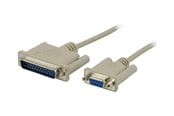 Andere Kabel - Deltaco Modem Cable DB9 female-DB25 male 3m - DEL-34