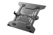 Monitorhalterung - Deltaco OFFICE Universal laptop holder steel VESA black - ARM-0540
