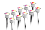Smart-Home - Deltaco Smart Home decklight kit warm white light and RGB silver - SH-DLK01