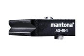 Stativ-Zubehör - mantona AS-40-1 Quick Release Plate - 21460