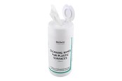 Systemzubehör - Deltaco Wet Wipes For Plastic Surfaces 100pcs - CK1022