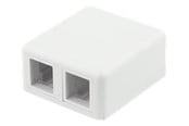 Netzwerkzubehör - Deltaco Surface Mount Box For Keystone 2 Ports - VR-223