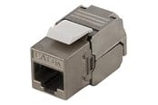 Netzwerkzubehör - Deltaco MD-112 FTP Cat6a keystone connector shielded 22-26AWG "Tool-free" - MD-112