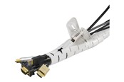 Kabelkanal / Kabelschlauch - Deltaco Nylon cable shields  20m white - LDR10