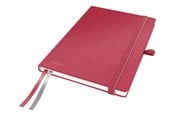 Blöcke, Formulare und Notizbücher - Leitz Complete Notizbuch A5 liniert mit festem Einband Rot - 44780025
