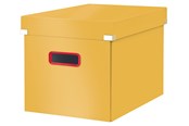 Archivierung und Aufbewahrung - Leitz Click & Store Cosy Aufbewahrungs- und Transportbox Cube Groß Warmes Gelb - 53470019