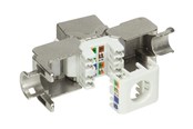 Netzwerkzubehör - LogiLink Cat.6A Keystone Jack STP AWG 22-24 toolless 17.2 mm width - NK4001