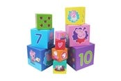 Baby Spielzeug - Barbo Toys Peppa Pig Stacking Cubes (10 cubes) - 5704976089995