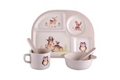 Kinderzimmer - Barbo Toys Wood Friends 4 room Mealtime Set - 5704976053965