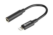 Display Kabel - BOYA BY-K3 - Lightning to headphone jack adapter - 6 cm - BY-K3
