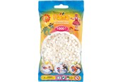Kreativ-Spiele - Hama Beads - Pearl White 1000 pcs - 207-64