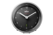 Einrichtung - Braun BC07 - alarm clock - round - quartz - desktop - silver/black - 67098