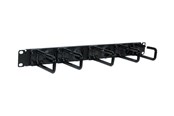 Rack-Gehäuse - Tripp Lite Rack Enclosure Cabinet Horizontal Cable Ring Flexible 1URM - rack cable management kit - 1U - SRCABLERING1U
