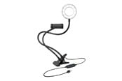 Streamingausrüstung - LogiLink Smartphone Ring Light Clamp Mount Ø 8.5 cm - AA0150