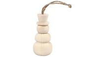 Kleiderbügel und Haken - Creativ Company Wooden Hanger Snowman - 58060